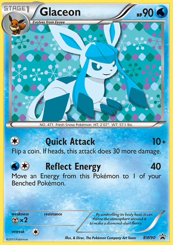 Glaceon (BW90) - BW Black Star Promos Pokémon Card