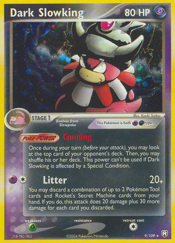 Dark Slowking (9/109) - Team Rocket Returns Pokémon Card