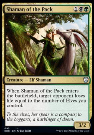 Shaman of the Pack (Kaldheim Commander Decks) Trading Card