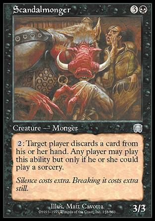 Scandalmonger (Mercadian Masques) Trading Card