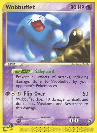 Wobbuffet (26/100) - Sandstorm Pokémon Card