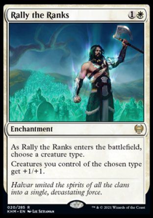 Rally the Ranks (Kaldheim) Trading Card