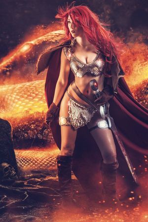 Red Sonja #2 (Cover E 10 Copy Cosplay Virgin Cover)
