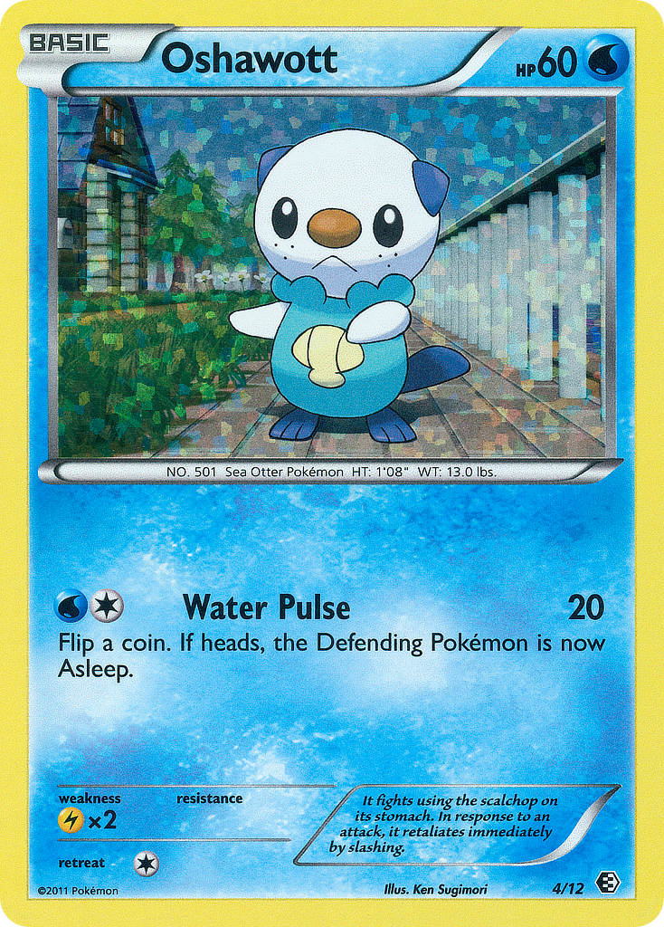 Oshawott (4/12) - McDonald's Collection 2011 Pokémon Card