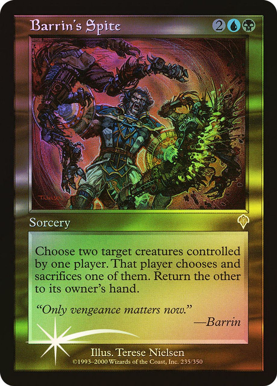 Barrin's Spite (Invasion - Foil) Trading Card