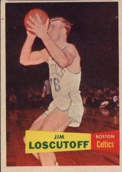 Jim Loscutoff 1957 Topps #39 Sports Card