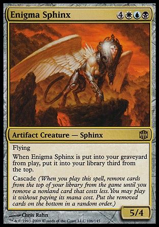 Enigma Sphinx (Alara Reborn) Trading Card