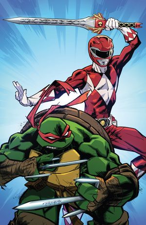 Mighty Morphin Power Rangers/ Teenage Mutant Ninja Turtles III #2 (L Unlimited Variant Full Art Randolph)