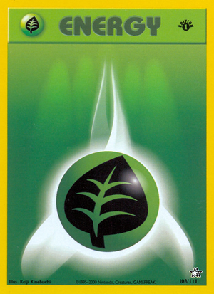 Grass Energy (108/111) - Neo Genesis (1st Edition)