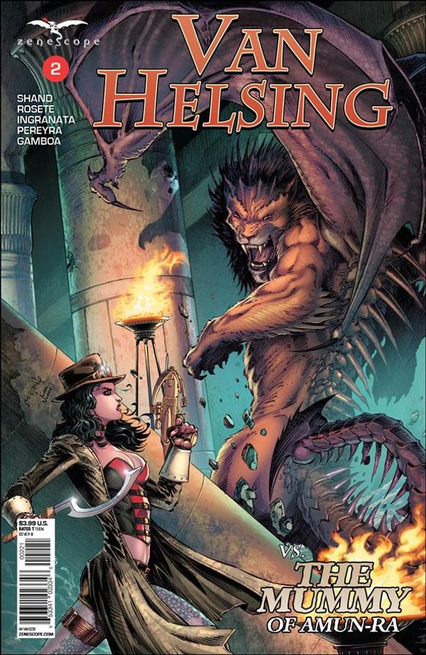 Grimm Fairy Tales Presents: Van Helsing Vs. the Mummy of Amun-Ra #2 (Cover B Metcalf)