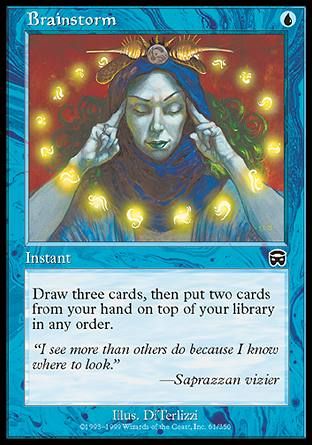 Brainstorm (Mercadian Masques) Trading Card