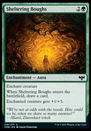 Sheltering Boughs (Innistrad: Crimson Vow) Trading Card