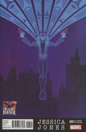 Jessica Jones #1 (Veregge Black Panther 50th Anniv)