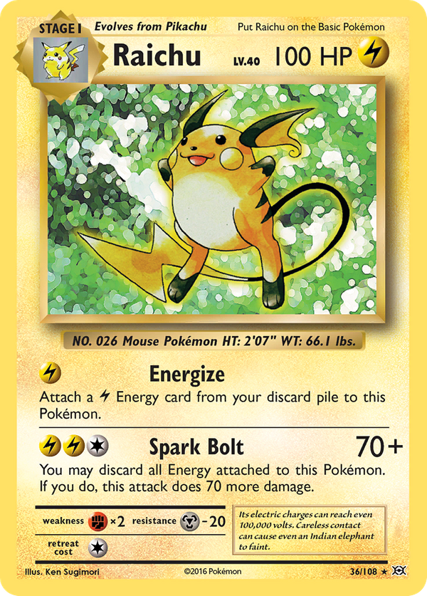 Raichu (36/108) - Evolutions