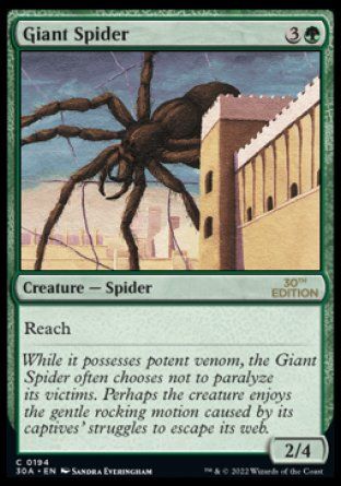 Giant Spider (Magic 30th Anniversary Edition) Trading Card