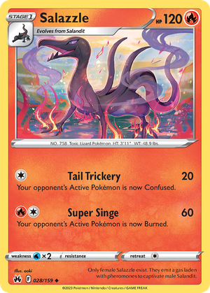 Salazzle (28/159) - Crown Zenith