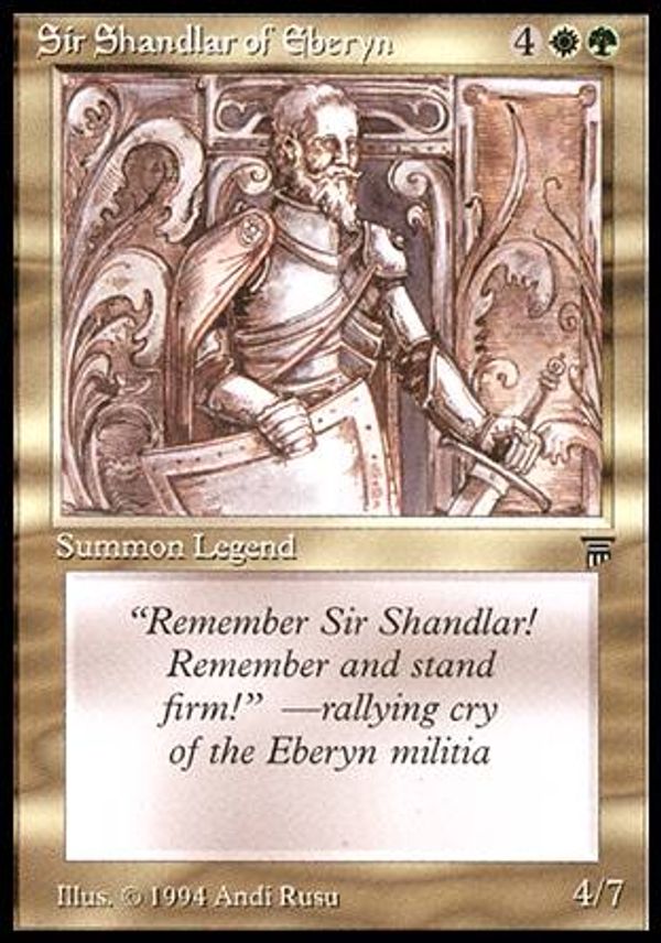 Sir Shandlar of Eberyn (Legends)