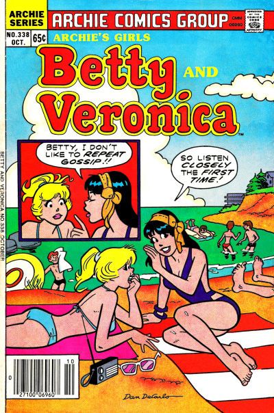 Archie's Girls Betty and Veronica #338 Comic