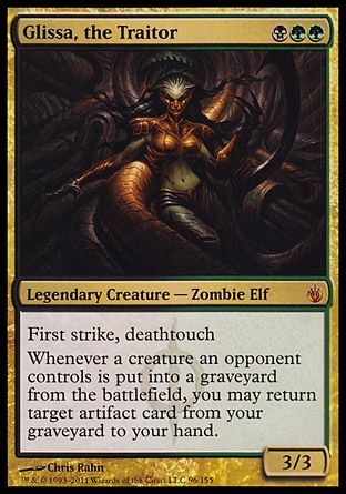 Glissa, the Traitor (Mirrodin Besieged) Trading Card