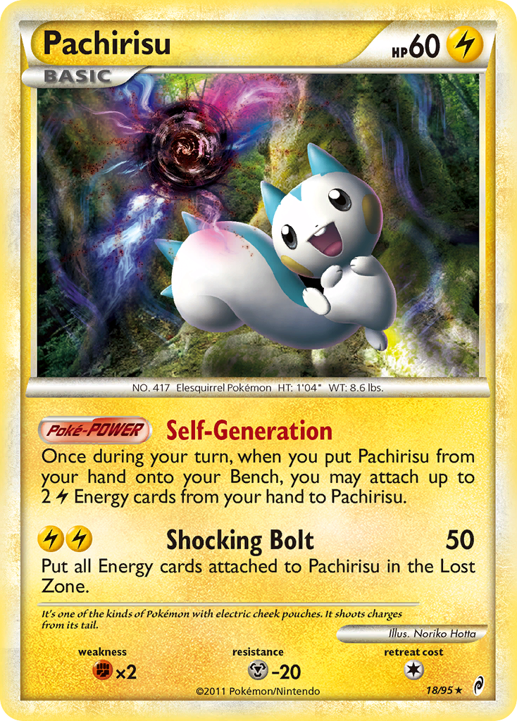 Pachirisu (18/95) - Call of Legends Pokémon Card