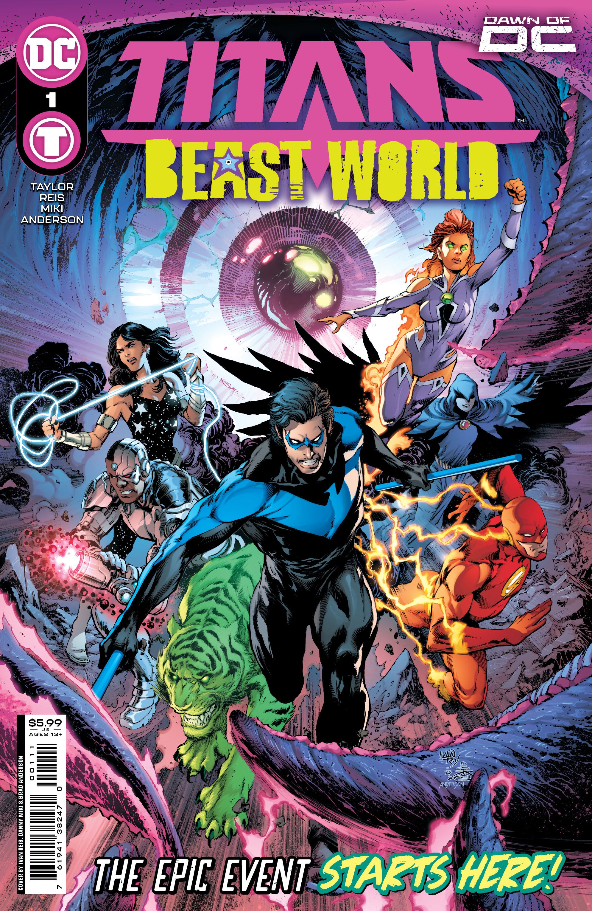 Titans: Beast World Comic