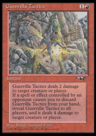 Guerrilla Tactics (Alliances) Trading Card