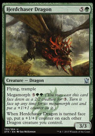 Herdchaser Dragon (Dragons of Tarkir) Trading Card