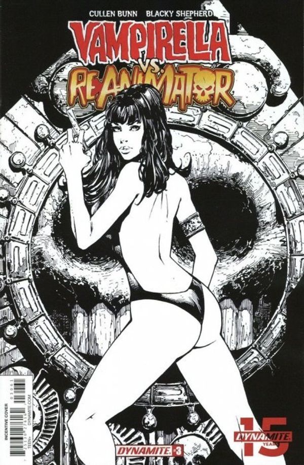 Vampirella Vs Reanimator #3 (20 Copy Desjardins B&w Cover)