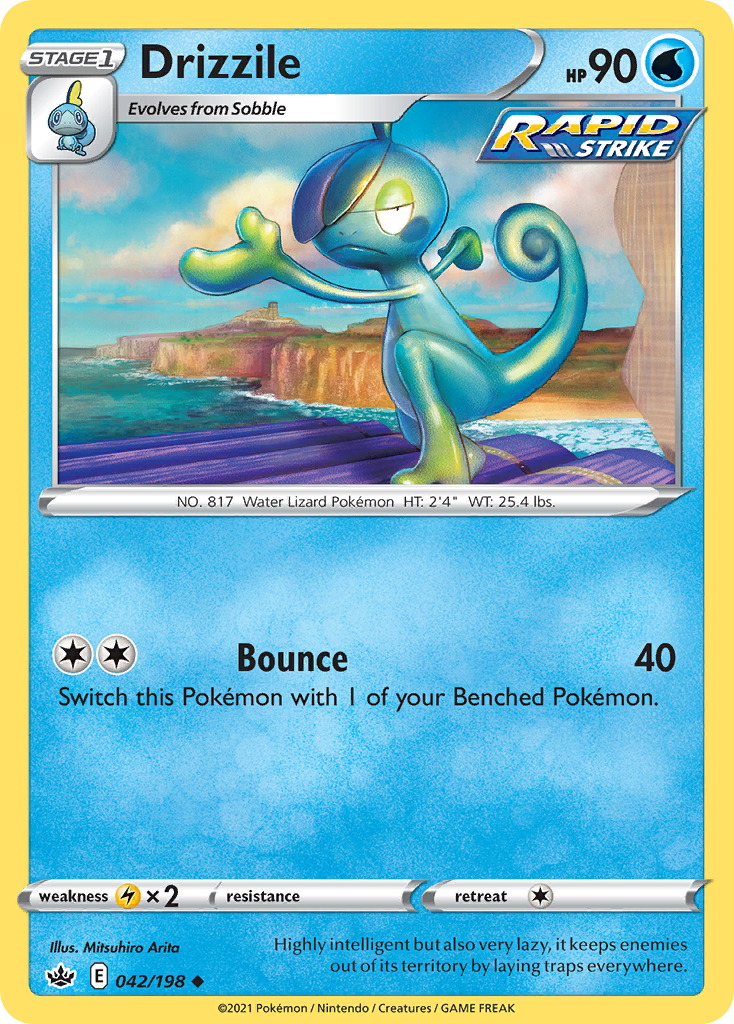 Drizzile (42/198) - Chilling Reign Pokémon Card