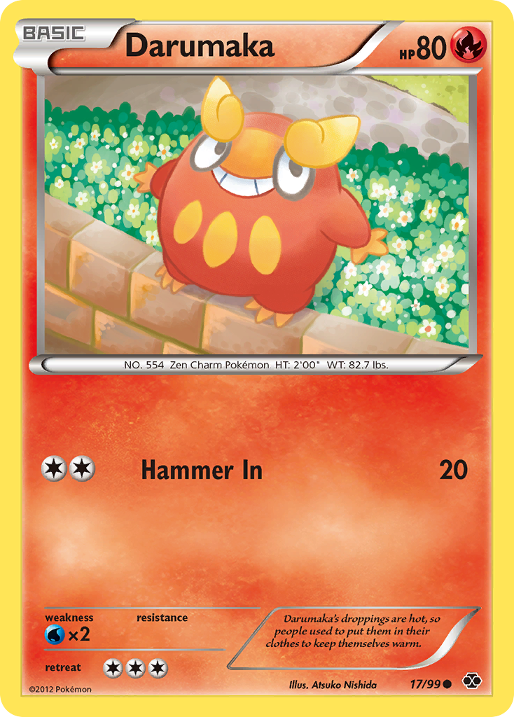 Darumaka (17/99) - Next Destinies Pokémon Card