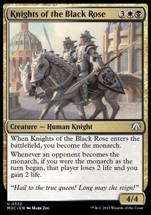 Knights of the Black Rose (March of the Machine Commander Decks)