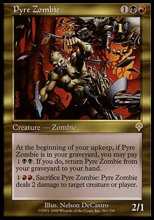 Pyre Zombie (Invasion) Trading Card