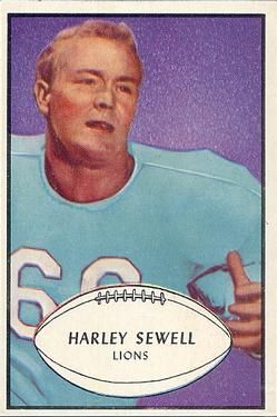 Harley Sewell 1953 Bowman #58 Sports Card