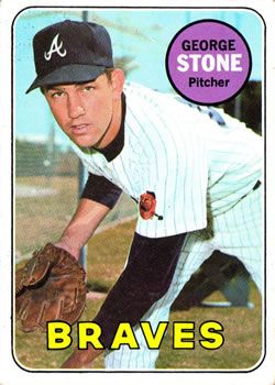 George Stone 1969 Topps #627 Sports Card