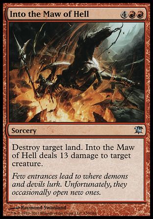 Into the Maw of Hell (Innistrad) Trading Card