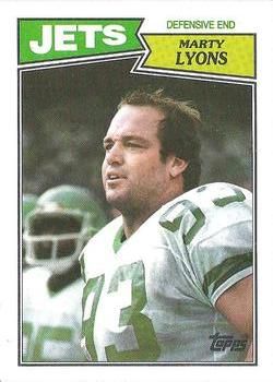 Marty Lyons 1987 Topps #137 Sports Card