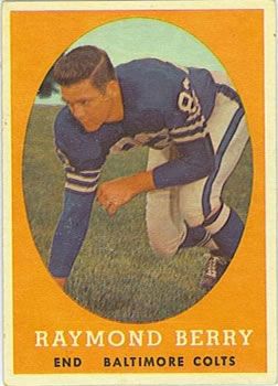 Raymond Berry 1958 Topps #120 Sports Card