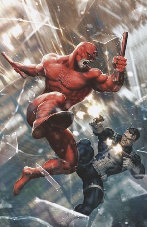 Daredevil/Punisher: The Devil's Trigger #1 (Kendrick Lim Virgin Variant)