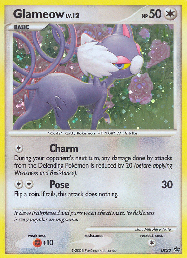 Glameow Pokémon Card