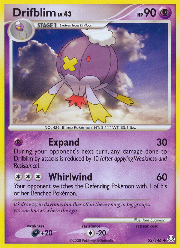 Drifblim (53/146) - Legends Awakened Pokémon Card