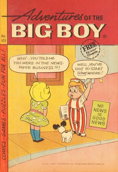 Adventures of Big Boy #103 [East] Comic