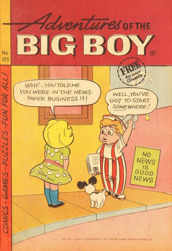 Adventures of Big Boy #103 [East]