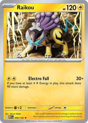 Raikou (48/132) - Mega Evolution