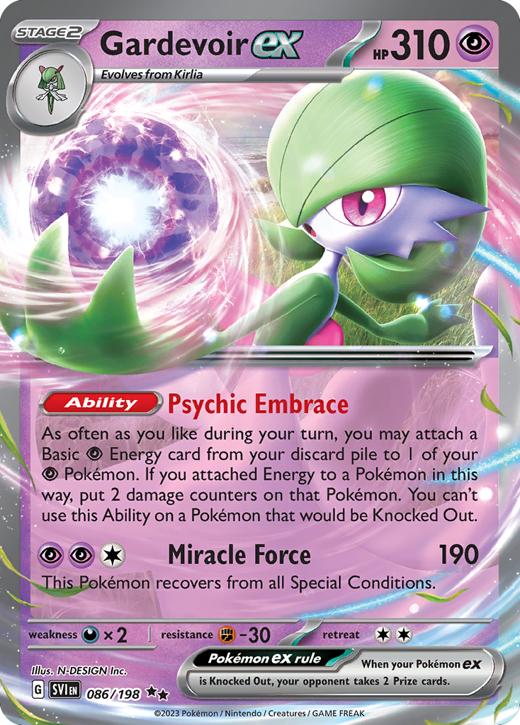 Gardevoir ex (86/198) - Scarlet & Violet Pokémon Card