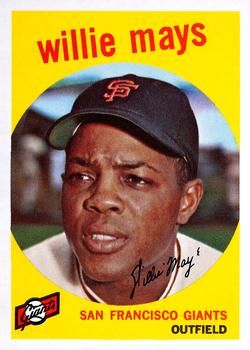 Willie Mays 1959 Topps #50 Sports Card