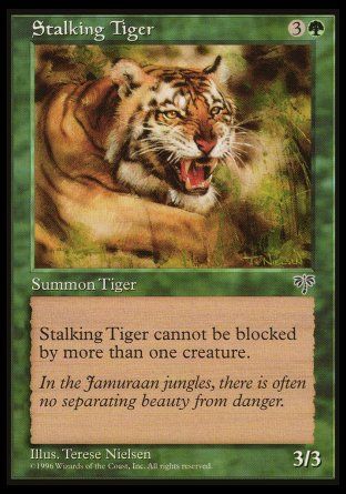 Stalking Tiger (Mirage) Trading Card