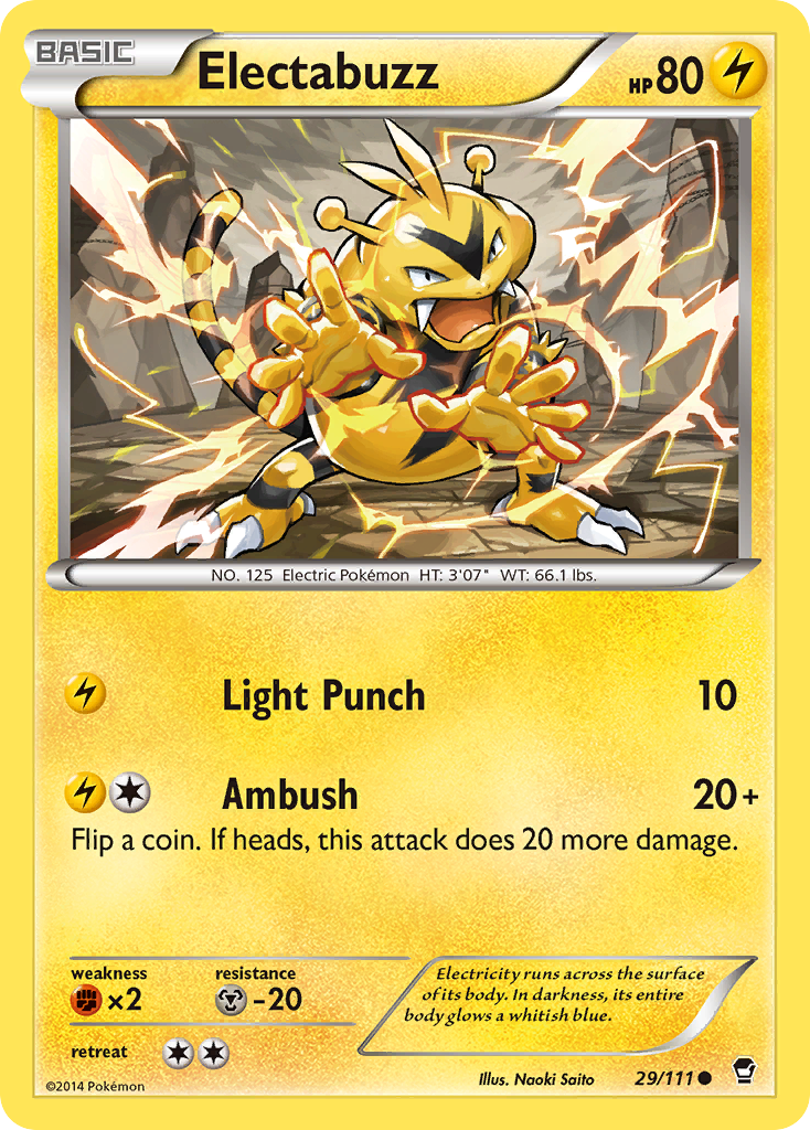 Electabuzz (29/111) - Furious Fists Pokémon Card