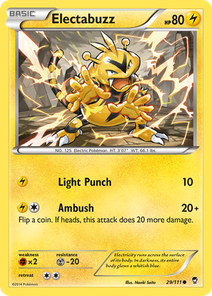 Electabuzz (29/111) - Furious Fists