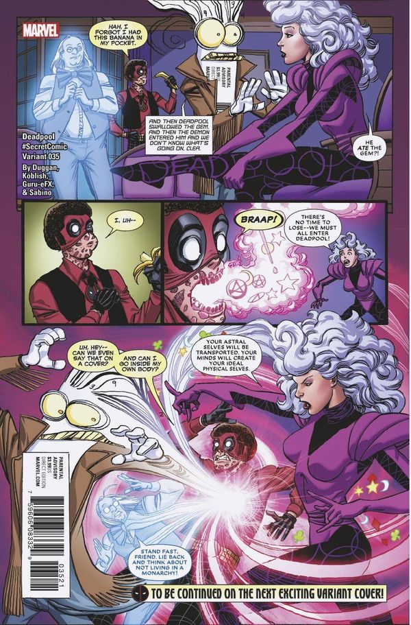 Deadpool #35 (Koblish Secret Comics Variant)