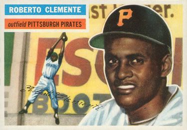 Roberto Clemente 1956 Topps #33 (White Back) Sports Card